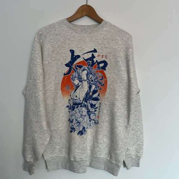 Lane  seven Yamato Sweatshirt vintage anime sweater size medium - Picture 2 of 6